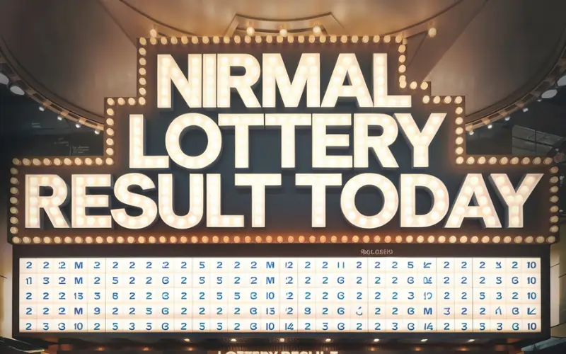 nirmal lottery result today 